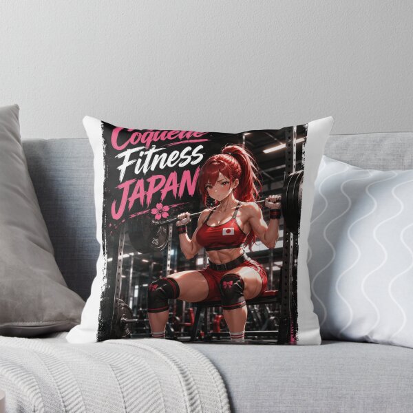 Item preview, Coquette Fitness Japan Anime Gym Girl Workout Aesthetic Art designed and sold by Digistore1221.