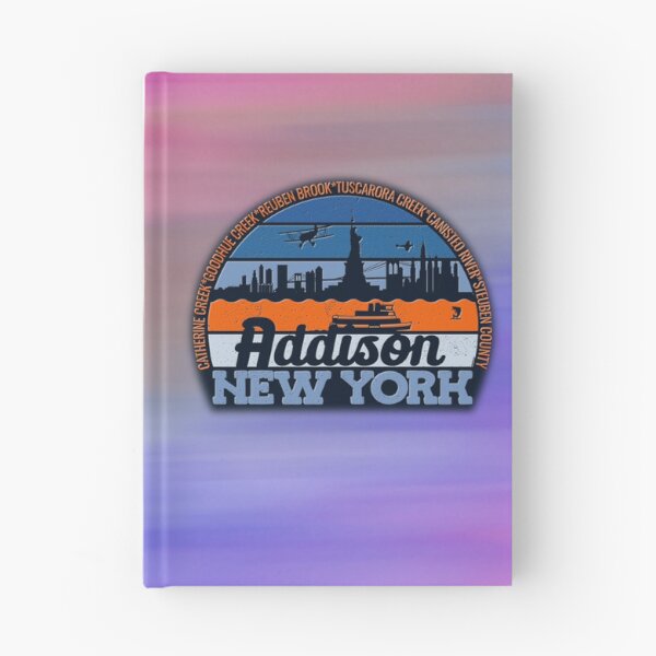 Item preview, Addison New York Sunset Retro Vintage Local Pride Logo designed and sold by CRHPOD20.
