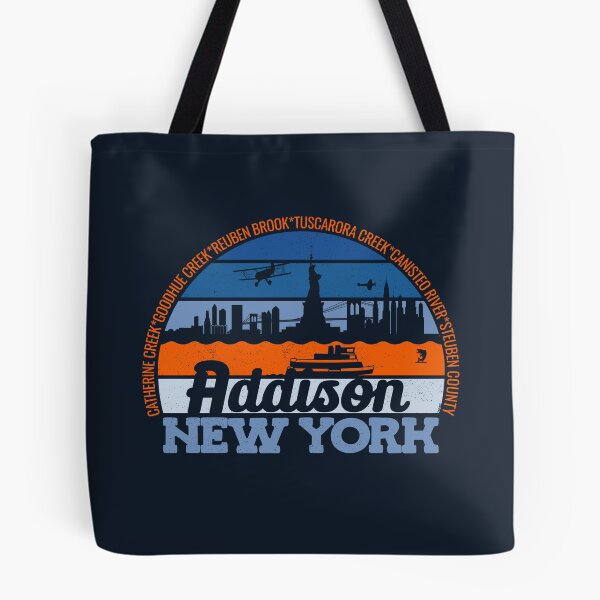 Item preview, Addison New York Sunset Retro Vintage Local Pride Logo designed and sold by CRHPOD20.