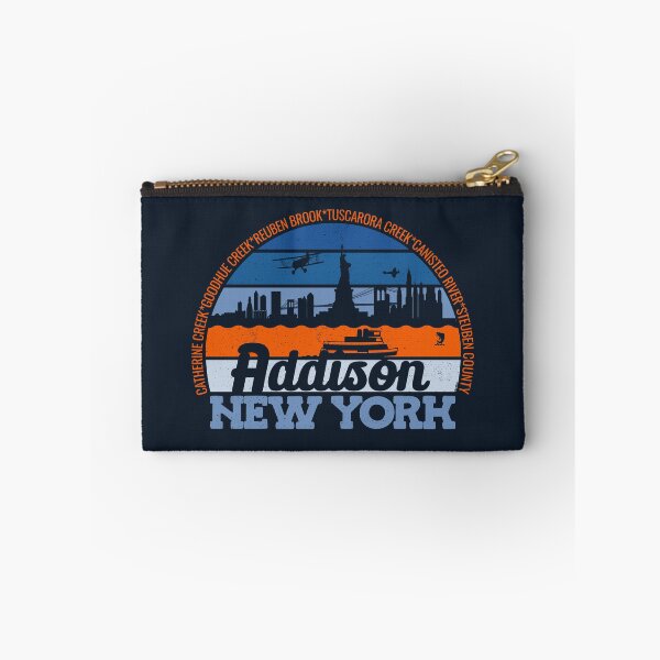 Item preview, Addison New York Sunset Retro Vintage Local Pride Logo designed and sold by CRHPOD20.
