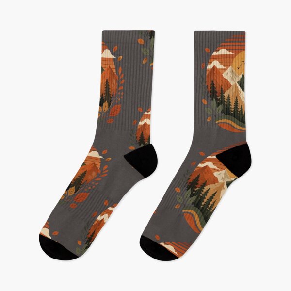 Item preview, The Urban Explorer | Autumn Mountain Sunset Boho Fall Landscape designed and sold by The Urban Explorer.