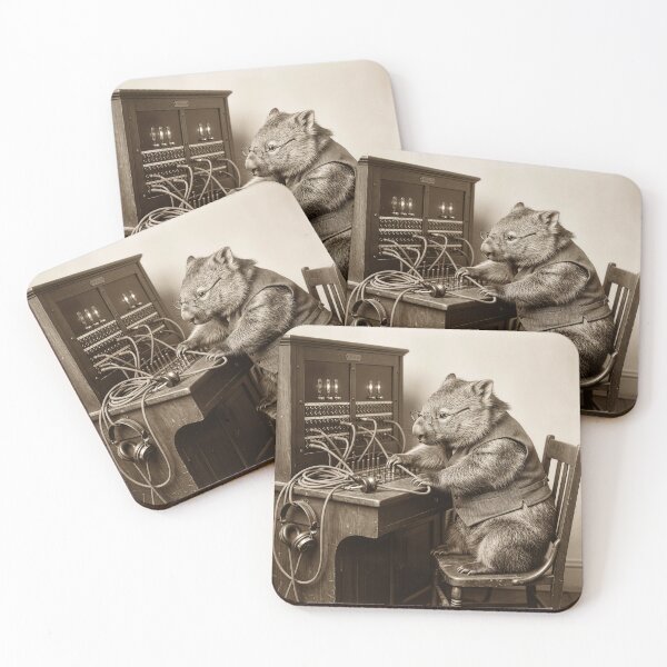 Item preview, Wombat Switchboard Operator Connects Calls designed and sold by Tridentulus.