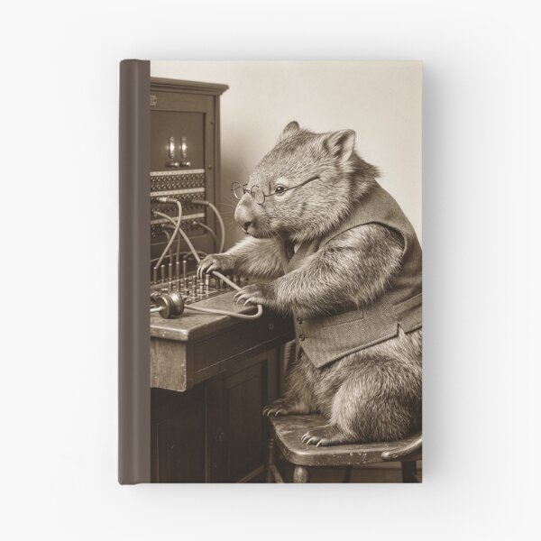 Item preview, Wombat Switchboard Operator Connects Calls designed and sold by Tridentulus.