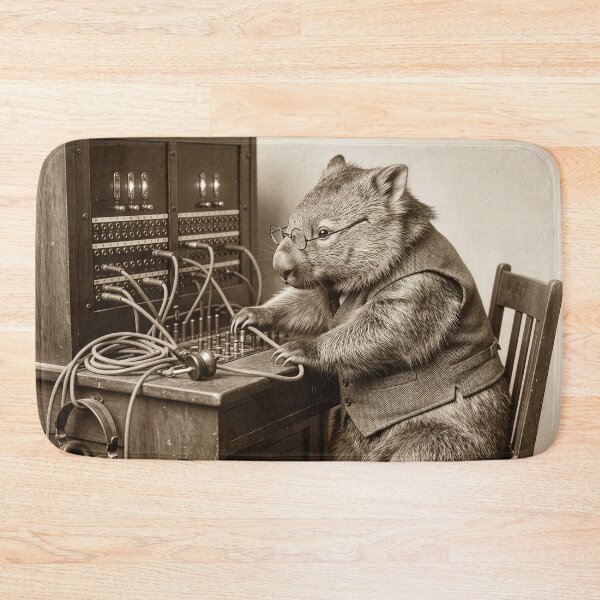 Item preview, Wombat Switchboard Operator Connects Calls designed and sold by Tridentulus.