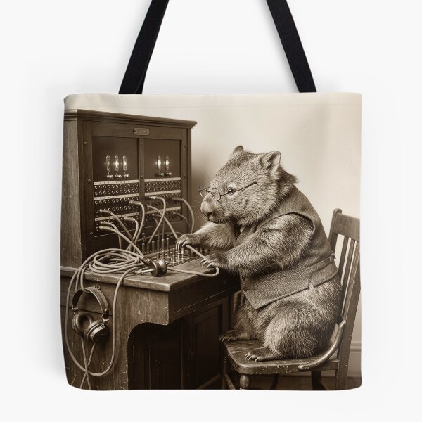 Item preview, Wombat Switchboard Operator Connects Calls designed and sold by Tridentulus.
