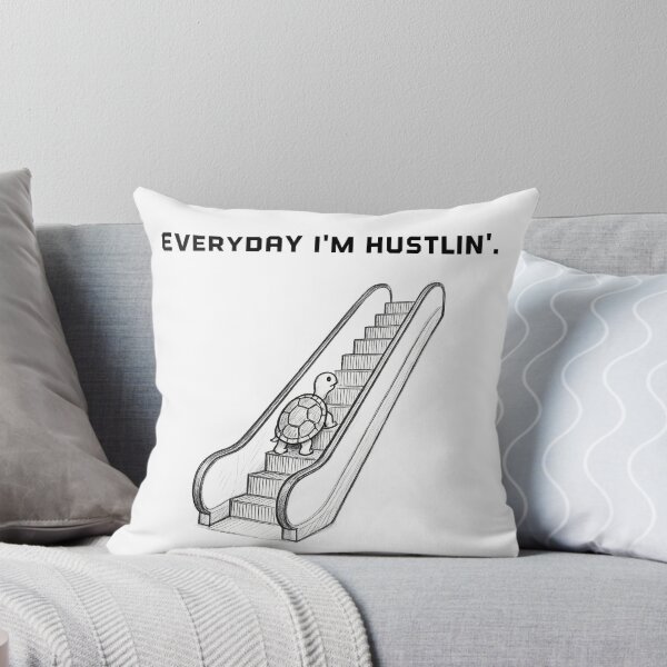 Item preview, Everyday I'm hustlin' turtle designed and sold by Throw Hands Apparel.