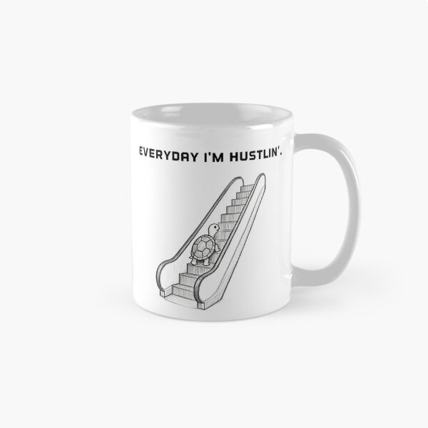 Item preview, Everyday I'm hustlin' turtle designed and sold by Throw Hands Apparel.