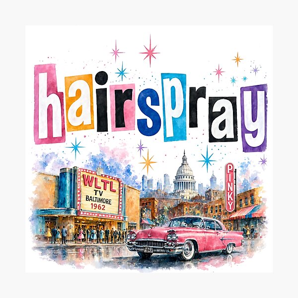 Item preview, Hairspray the Musical designed and sold by Lyric Vault - Rock on.