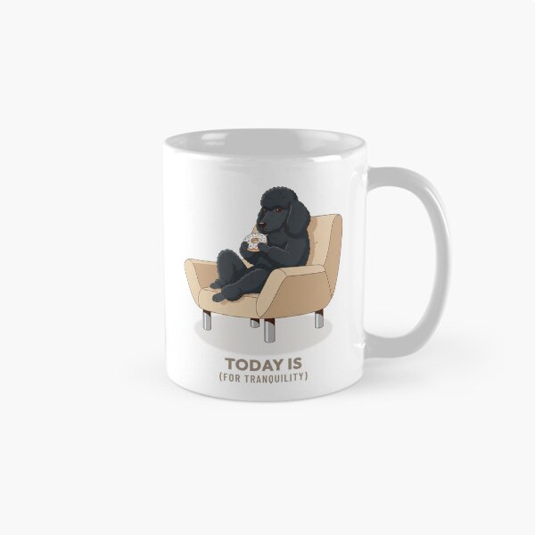 Item preview, Black Poodle Enjoying a Sweet Donut Vintage Aesthetic designed and sold by COZY VINTAGE animal.