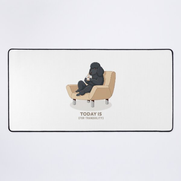 Item preview, Black Poodle Enjoying a Sweet Donut Vintage Aesthetic designed and sold by COZY VINTAGE animal.