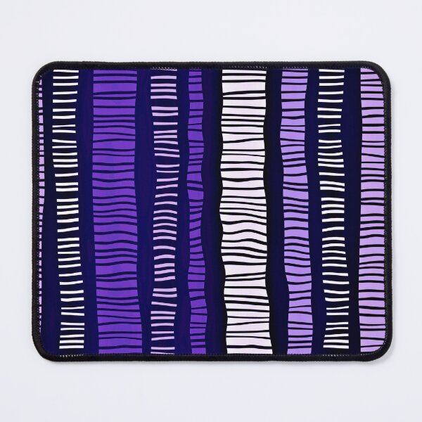 Item preview, Modern Purple And Lilac Vertical Striped Bars Design designed and sold by DEC02.