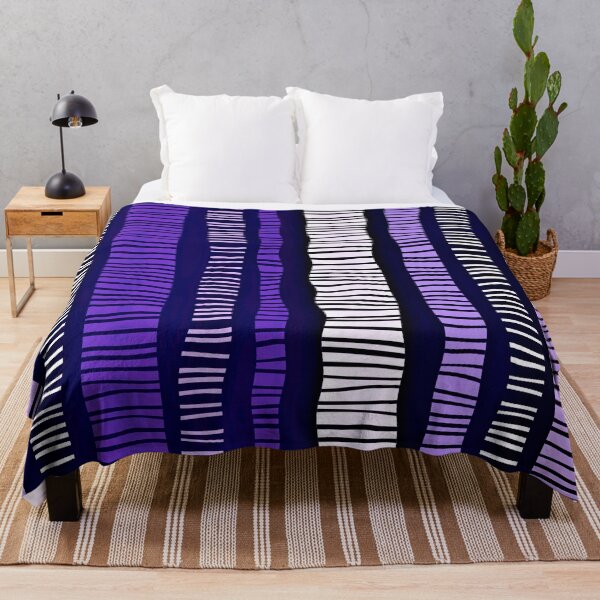 Item preview, Modern Purple And Lilac Vertical Striped Bars Design designed and sold by DEC02.