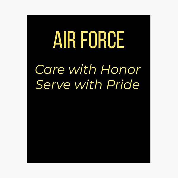 Item preview, Air Force Nurse Care with Honor Serve with Pride   designed and sold by Tws-Tees.