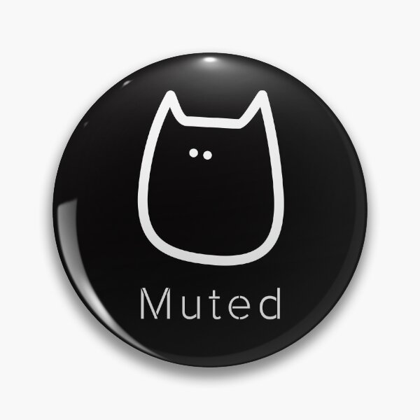 Item preview, Muted Minimalist Cat Quiet Mode Design designed and sold by ContigoART.