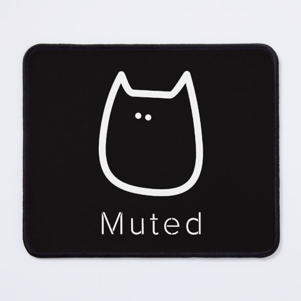 Item preview, Muted Minimalist Cat Quiet Mode Design designed and sold by ContigoART.
