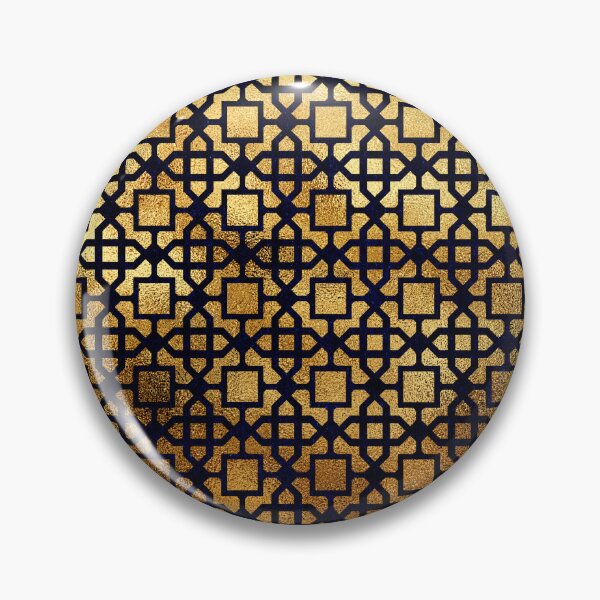Item preview, Luxurious (Faux) Golden-Bronze Moroccan Geometric Pattern designed and sold by DEC02.
