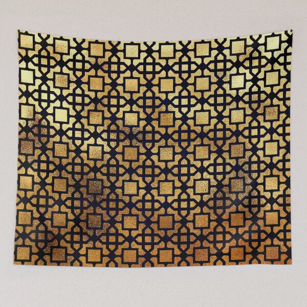 Item preview, Luxurious (Faux) Golden-Bronze Moroccan Geometric Pattern designed and sold by DEC02.