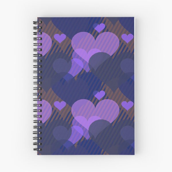 Item preview, Hearts Are Blue (pattern) designed and sold by Cathedral of Curiosity.