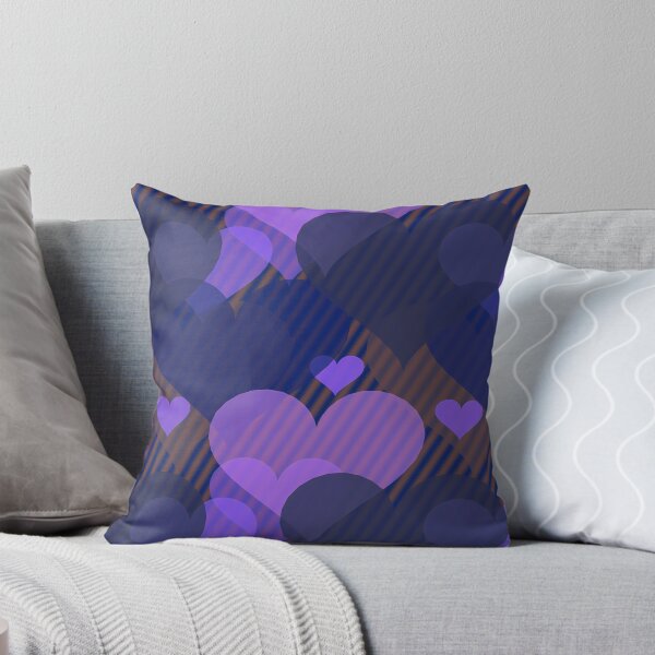 Item preview, Hearts Are Blue (pattern) designed and sold by Cathedral of Curiosity.
