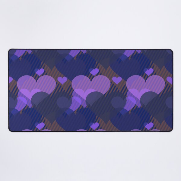 Item preview, Hearts Are Blue (pattern) designed and sold by Cathedral of Curiosity.