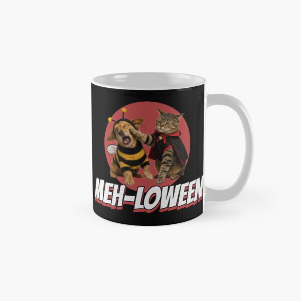 Item preview, Meh-loween designed and sold by Giddy Bear Gifts.
