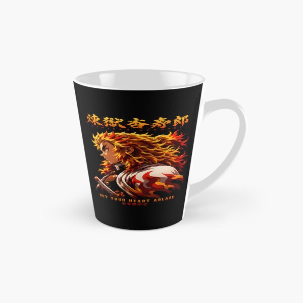 Item preview,  Set Your Heart Ablaze -Flame Hashira- Epic Quote Aesthetic Design designed and sold by TTdesigns123.