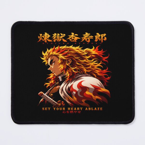 Item preview, Set Your Heart Ablaze -Flame Hashira- Epic Quote Aesthetic Design designed and sold by TTdesigns123.