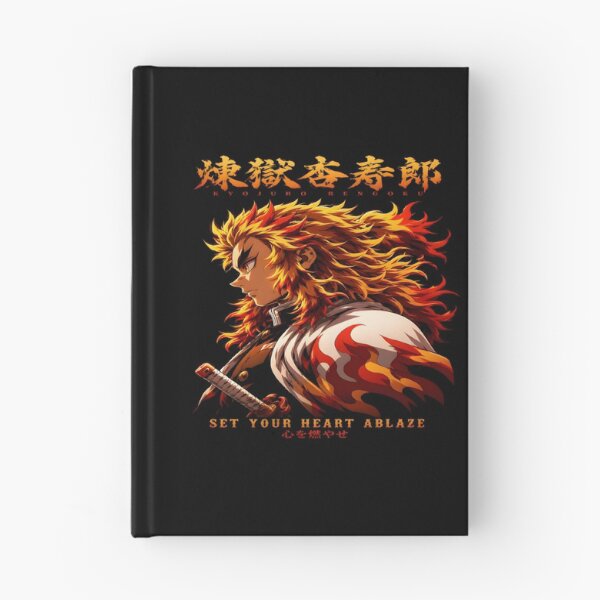 Item preview,  Set Your Heart Ablaze -Flame Hashira- Epic Quote Aesthetic Design designed and sold by TTdesigns123.