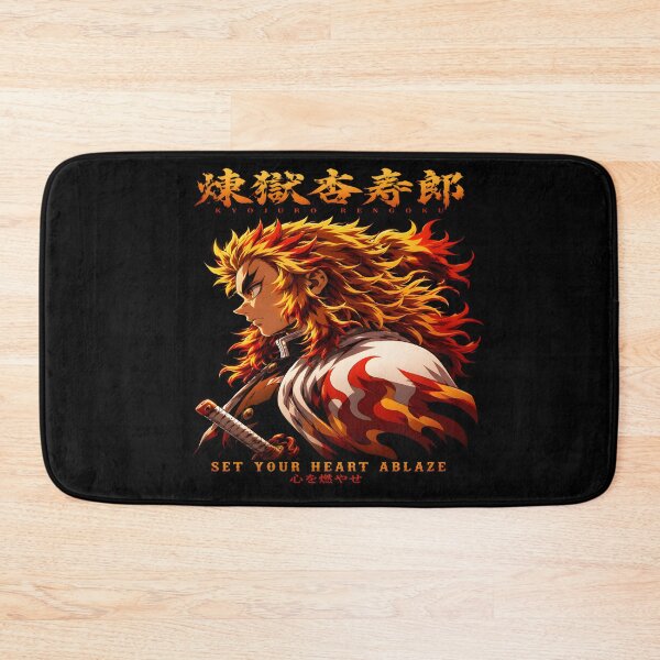 Item preview,  Set Your Heart Ablaze -Flame Hashira- Epic Quote Aesthetic Design designed and sold by TTdesigns123.