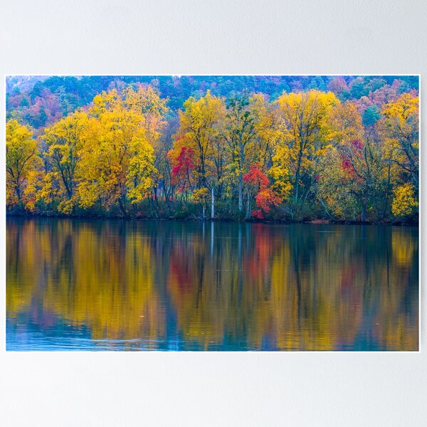 Item preview, Vibrant Autumn Reflection on the Lake designed and sold by NateNelsonPhoto.