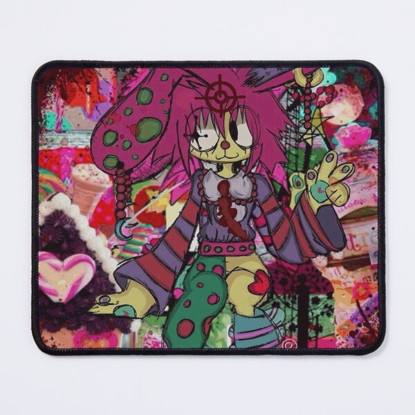 Item preview, Alternative Pink Bunny Character in Colorful Candy Collage designed and sold by CrispinNorwood.