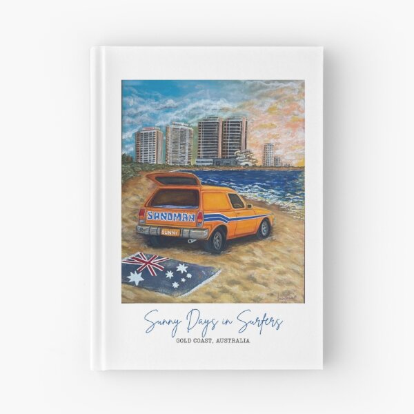 Item preview, Sunny Days in Surfers-  Holden Sandman Surfers Paradise Nostalgia Art designed and sold by Imagine Ink Design Studio.