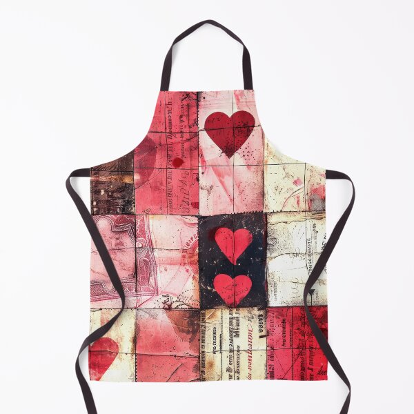 Item preview, Valentine’s Day Patchwork-Style Vintage Digital Design Art designed and sold by DEC02.