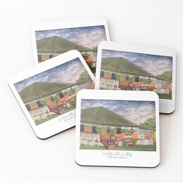 Item preview, Waiting At The Wallaby - Wallaby Hotel Mudgeeraba Gold Coast Nostalgia Art designed and sold by Imagine Ink Design Studio.