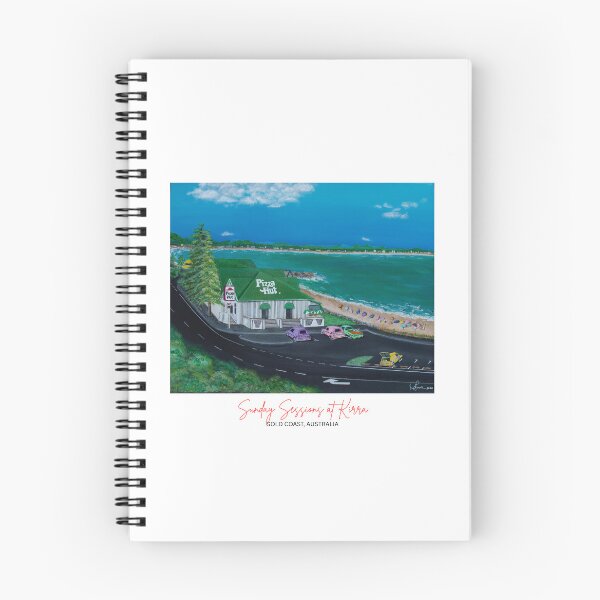 Item preview, Sunday Sessions at Kirra - Gold Coast Nostalgia Art designed and sold by Imagine Ink Design Studio.
