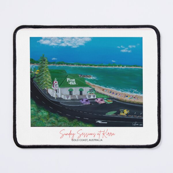 Item preview, Sunday Sessions at Kirra - Gold Coast Nostalgia Art designed and sold by Imagine Ink Design Studio.