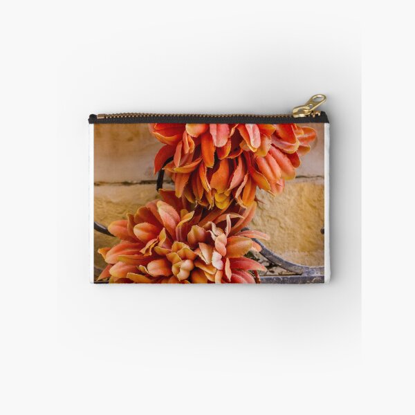 Item preview, Orange Artificial Flower Wreath On Rustic Metal Gate — Autumn Fabric Floral Decoration For Home designed and sold by Nmallia.
