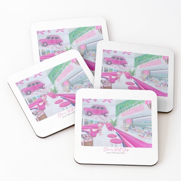 Item preview, Olivia's Malt Shop 1980s Gold Coast Retro 1950s-Style Diner designed and sold by Imagine Ink Design Studio.