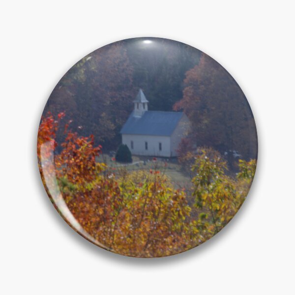 Item preview, White Church in Autumn Woods designed and sold by NateNelsonPhoto.