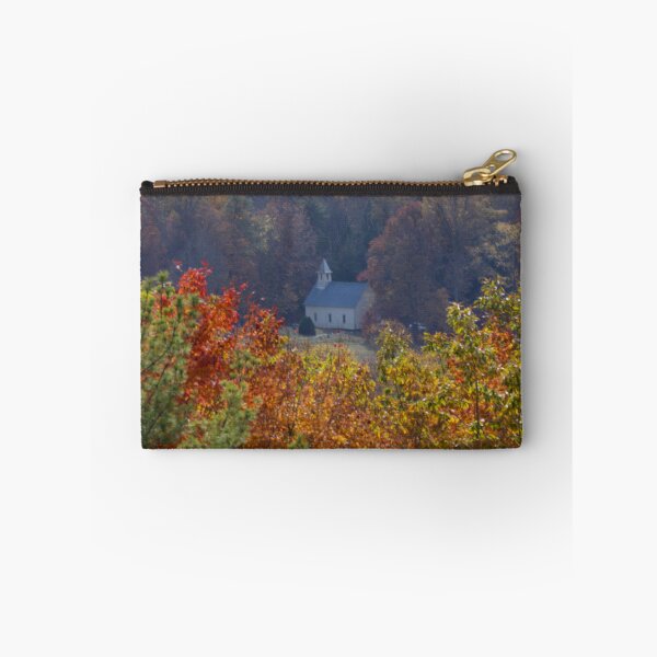 Item preview, White Church in Autumn Woods designed and sold by NateNelsonPhoto.