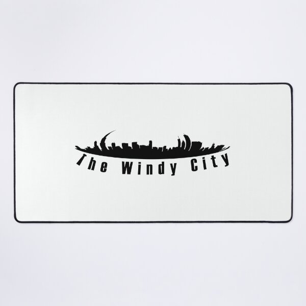 Item preview, Black and White Windy City and Chicago Cityscape designed and sold by WD-Artist.
