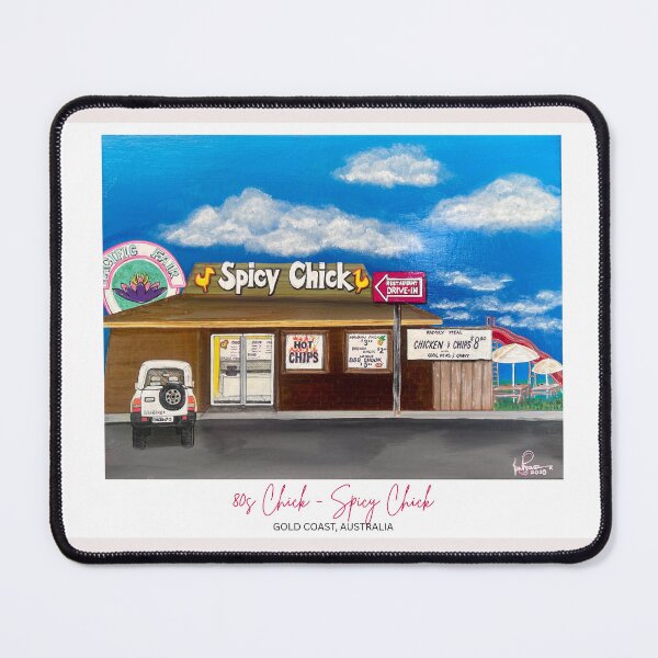 Item preview, 80s Chick - Spicy Chick Gold Coast Australia Art by Juliet Grace designed and sold by Imagine Ink Design Studio.