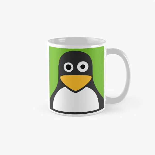 Item preview, Tux confused green designed and sold by Ctrl+Alt+Store.