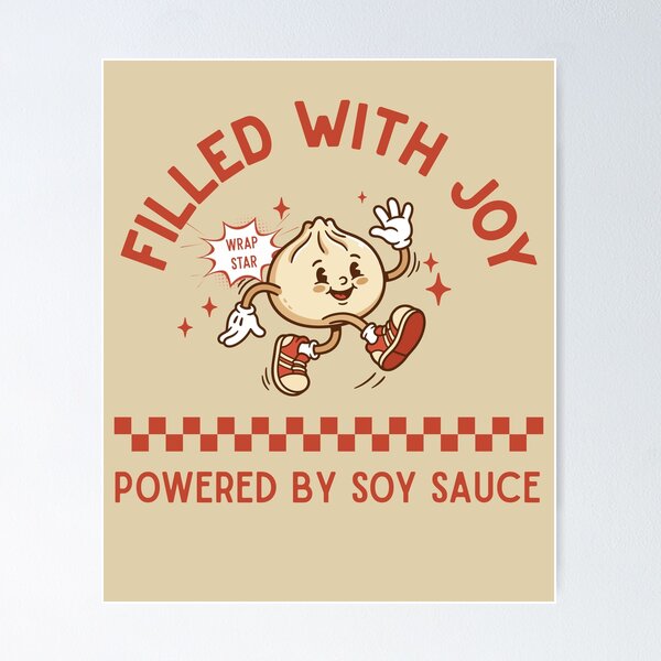 Item preview, Filled with joy dumplings designed and sold by InkRiot Studios.