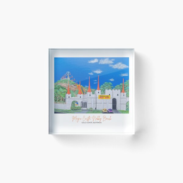 Item preview, Magic Castle Nobby Beach Gold Coast Australia  Art by Juliet Grace designed and sold by Imagine Ink Design Studio.