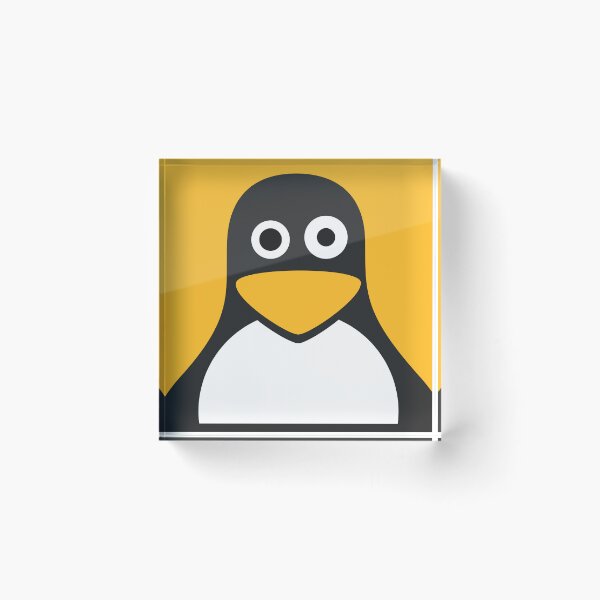 Item preview,  Tux confused yellow designed and sold by Ctrl+Alt+Store.