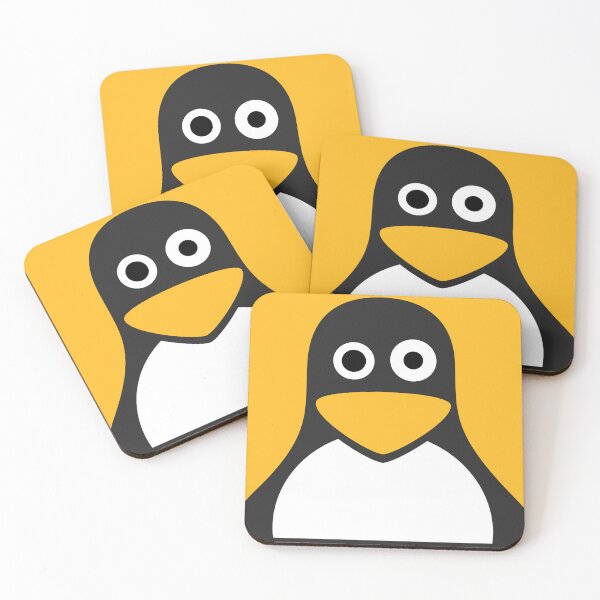 Item preview,  Tux confused yellow designed and sold by Ctrl+Alt+Store.