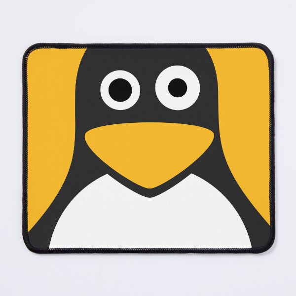 Item preview,  Tux confused yellow designed and sold by Ctrl+Alt+Store.