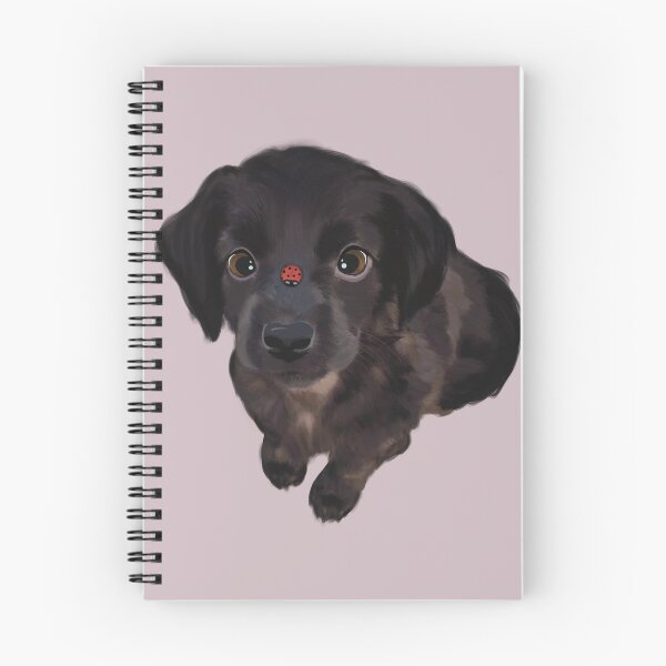 Item preview, Cute Dog with a Lady Bug designed and sold by AuraBerryArt.