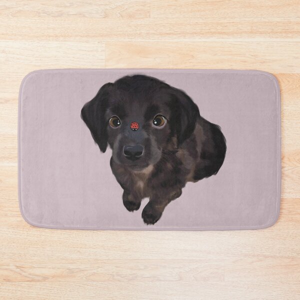 Item preview, Cute Dog with a Lady Bug designed and sold by AuraBerryArt.